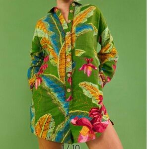 Farm Rio Floral Tropical Romper